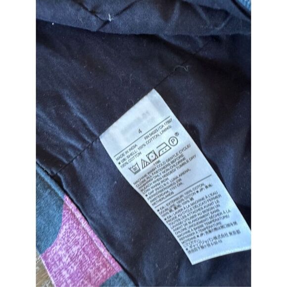 Banana Republic Printed Cross-Front Cropped Cotton Poplin Tank Top Size 4 - Picture 5 of 9